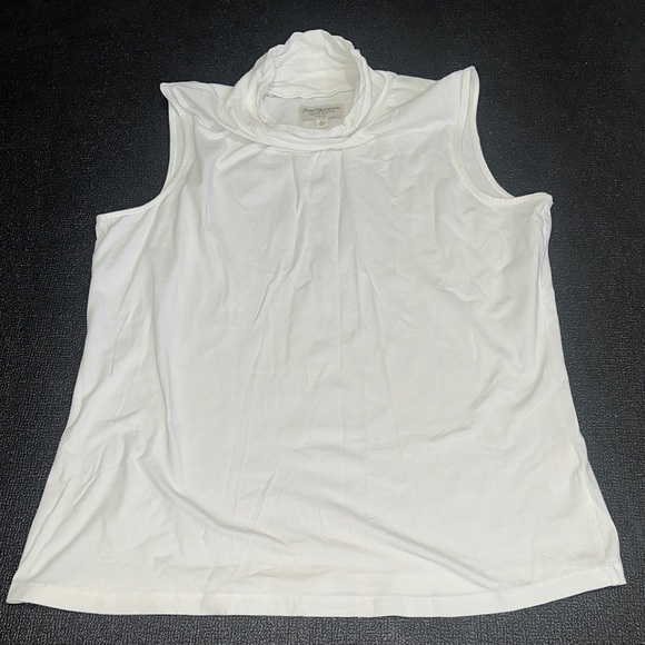 Norm Thompson Tops - Norm Thompson White Sleeveless Tank Top